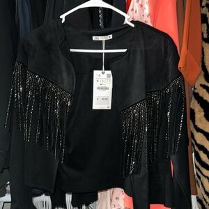 Fringe, Suede jacket. Never worn.
